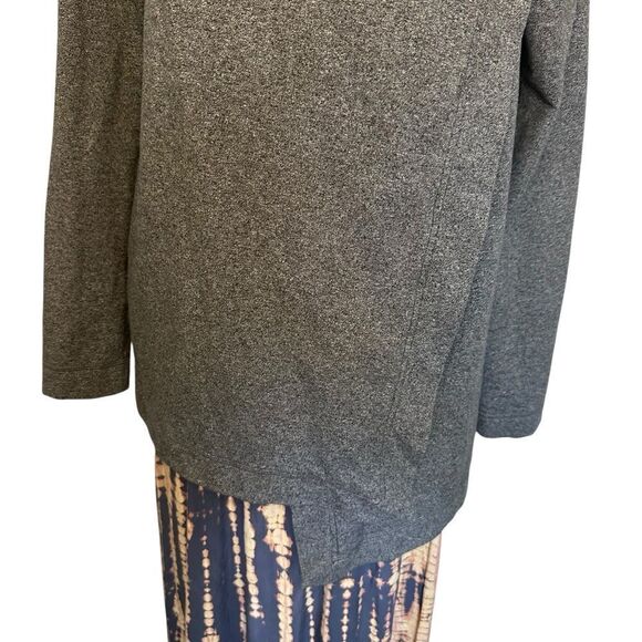 Lululemon Savasana Wrap Sweater oversized funnel neck snap Jacket size 4 - Picture 4 of 7